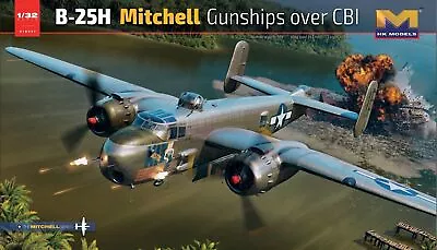 Hong Kong Models 1/32 B-25H Gunship CBI • $299.99