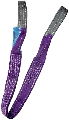 1 Tonne Webbing Lifting Sling Certified Duplex Cargo Strap Hoist Strop 1m-10mtr • £1.99