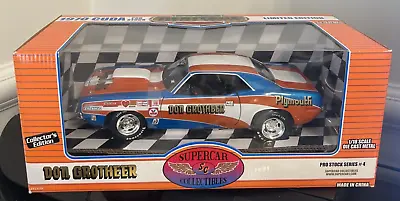 Supercar Collectibles Don Grotheer 1:18 Scale ERTL 1970 CUDA Pro Stock Series #4 • $124.95