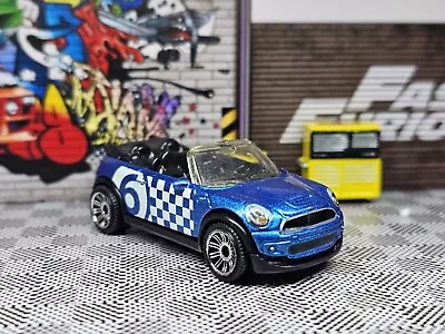 Matchbox 2010 MINI COOPER S CABRIO CONVERTIBLE MBX Beach MB822 Blue Metallic • $3.90