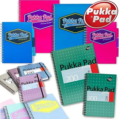 Pukka Pad Notebooks | All Sizes | A4 A5 A6 A7 B5 & More | Loads Of Designs • £2.59