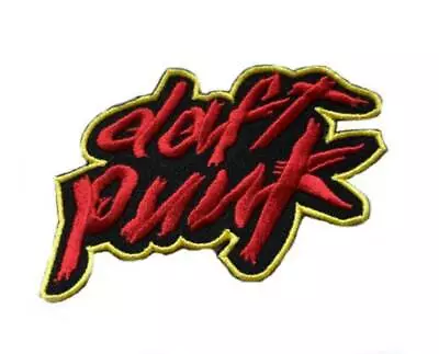 Daft Punk Logo Patch (3.5 ) Iron-on Badge Jacket Bag Music Festival Gift Patches • $4.96