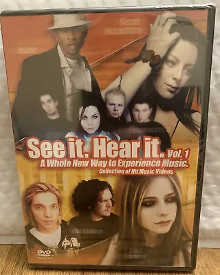 See It. Hear It. Vol. 1: DVD Music Videos Avril Lavigne Usher Outkast More • $9.49