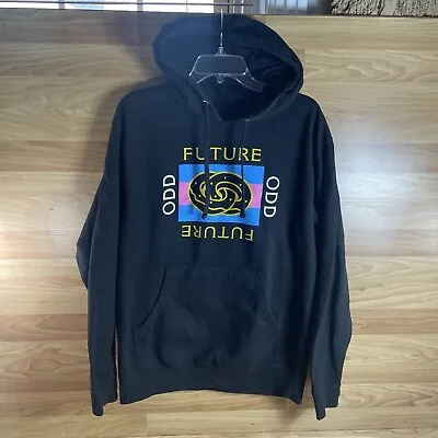 Odd Future Gucci Parody Donut Logo Graphic Hoodie Black Sweatshirt Size Medium • $39.99