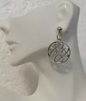 Celtic Knot Design 1  Stainless Steel Stud Earring • $8.19