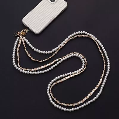Tie Double Lanyer CellPhone Strap Accessories For IPhone 14Promax Phone Lanyard • $15.94