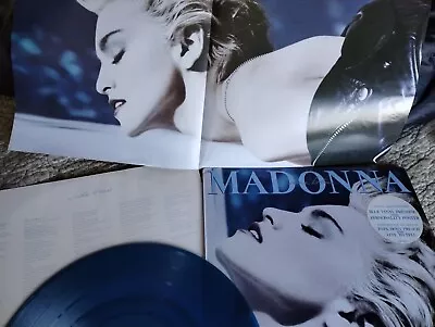 Madonna True Blue Rare Blue Vinyl 1986 Sire Records 25442-1 MX212077... • $95