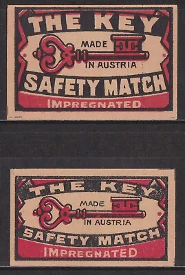 Old Matchbox Labels Austria The Key • $2.99