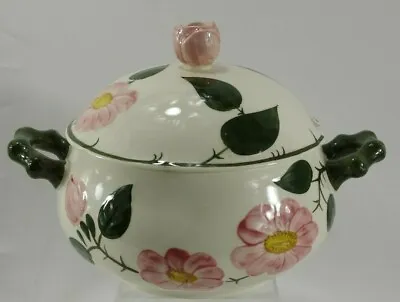 Villeroy Boch Wild Rose Mid Century Pink Green Round Covered Soup Tureen • $87.49