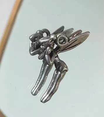 Disney Tinkerbell Sterling Charm From Peter Pan - Vintage Pendant • $15