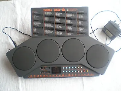 £35.99 • Buy Portable Yamaha DD-6 DD6 Electronic Digital Percussion 4 Pad Drum Kit Machine