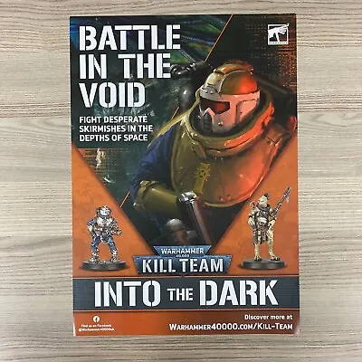 Kill Team Into The Dark Warhammer 40000 Promo Poster Games Workshop 40k • £16.12