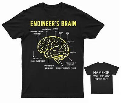 Engineer's Brain Diagram T-Shirt – Funny Engineering Tee • £14.95
