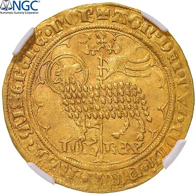 $10230 • Buy [#899710] Coin, France, Jean II Le Bon, Mouton D'or, 1355, Pontivy's Hoard, NGC,