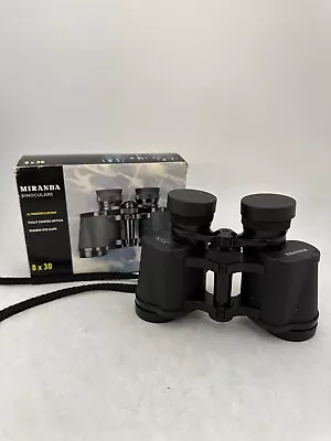 Miranda 8x30 Binoculars 8x Magnification Fully Coated Optics GC (AN_7152) • £15