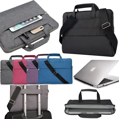  Laptop Notebook Sleeve Case Handbag Shoulder Bag For Various Apple Macbook • £15.99