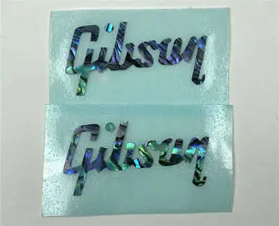 2 PCS Gibson Logo Mother Of Pearl Rainbow Headstock Les Paul Standard From Korea • $13.90