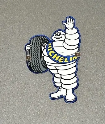 Vintage Rare 12” Michelin Man Tire Porcelain Sign Car Gas Truck • $109.99