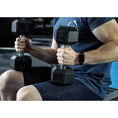 Hex Dumbbells Weights. (1KG - 9KG PAIRS) • £38