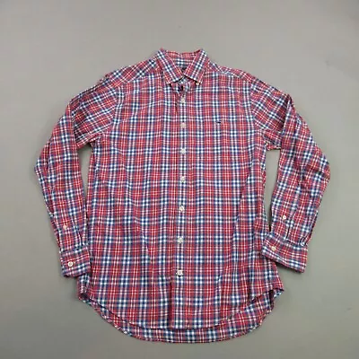 Vineyard Vines Shirt Mens Small Long Sleeve Button Adult Plaid Tucker Slim Fit • $19.97