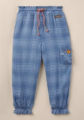 Matilda Jane Heart To Heart Between The Lines Blue Plaid Jogger Size 8 NEW • $30.95