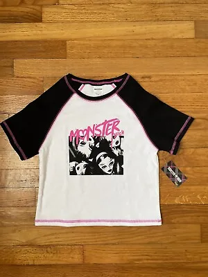 Monster High Women’s Crop Top Tshirt Size Medium • $13