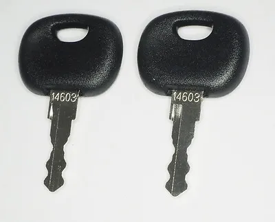 2 Key 14603 - Universal Key Ignition Key 603 Fendt - Stapler • £12.22