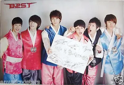 B2ST  KOREAN SILK OUTFITS  ASIAN POSTER - South Korean Boy Band Beast K-Pop • $17.31