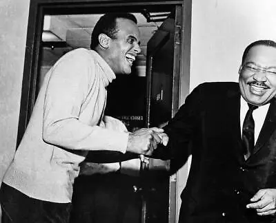 HARRY BELAFONTE Laughing With Martin Luther King Jr. Photo Picture Print 4  X 6  • $8.50