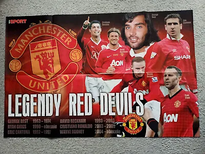 Manchester United  Robin Van Persie 2011 Dbl Sided Poster 36  X 23  Geaorge Best • $25