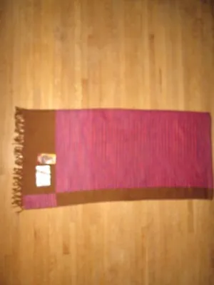 TIBET HandLoom Yak Wool Meditation Shawl Scarf No 750 Reversible MultiColor *NWT • $39.99