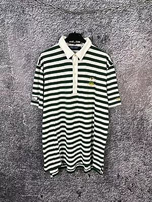 Men’s Polo Golf Ralph Lauren Striped Polo Shirt U.S. Open Merion Vintage Size XL • $35