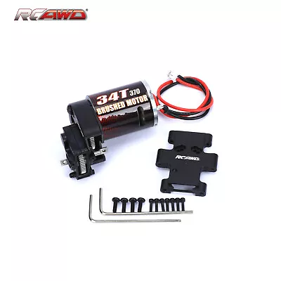 RCAWD Enhanced 370 Motor Metal Gearbox Combo Transmission For FMS 1/18 Series • $41.98