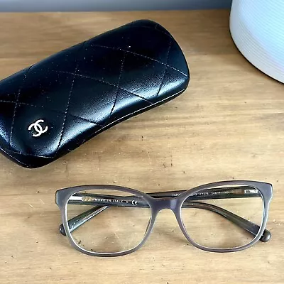 £55 • Buy CHANEL Taupe Beige Eyeglasses Frames CH3313, Rectangular, With Case RRP £320