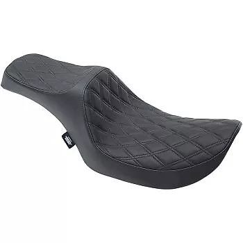 Drag Specialties Predator III Seat Black Diamond Stitch 82-00 FXR Super Glide • $441.95