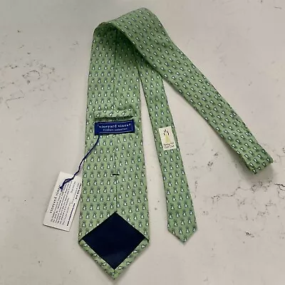 Vineyard Vines Neck Tie Green Spring Hill Golf Club NEW • $39.95