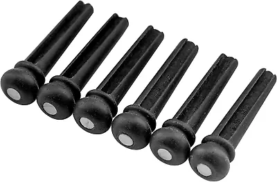 Musiclily Slottedguitar Ebony Bridge Pins Endpins For Taylor Martin Acoustic Gui • $17.33