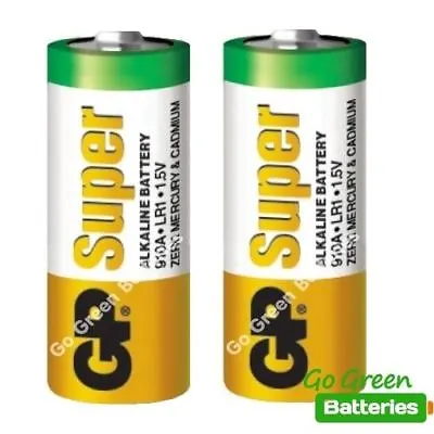 2 X GP LR1 Bulk 1.5V Alkaline Batteries MN9100 Bite Alarm N 910A E90 KN • £3.29