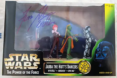 Star Wars JABBA THE HUTT'S DANCERS JAPANESE SIGNED FEMI TAYLOR POTF2 MISB 1998 • £49.99