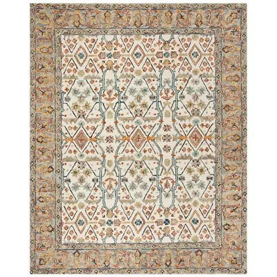 SAFAVIEH Aspen APN308A Handmade Ivory / Blue Rug • $185.99