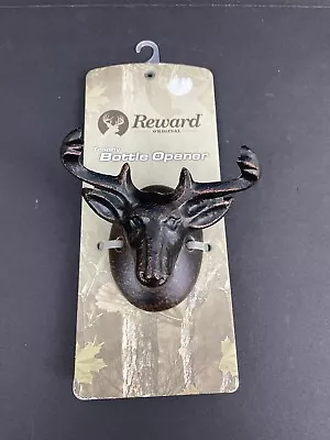 Trophy Bottle Opener Moose Reward Original Cast Iron NEW • $11.99