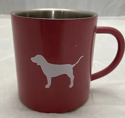 Victoria Secret PINK Dog Coffee Tea Mug Cup Graphic Stainless Steel • $14.09