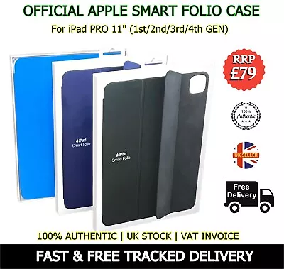 GENUINE APPLE IPad PRO 11  (1st2nd3rd4th) Gen Generation Smart Folio Case • £24.95