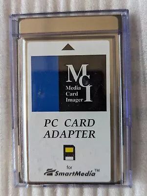  Smart Media PC Card Adapter Hard Case & Instruction Manual  • $12