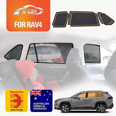 Sun Shade For Toyota RAV4 2019-2024 Magnetic Car Sun Blind Mesh Rear Port Window • $19.95