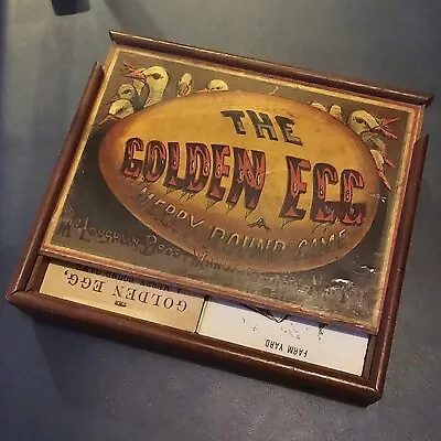 The Golden Egg Merry Round Game McLoughlin Bros New York Circa 1867 RARE Antique • $1500