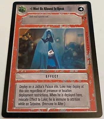 £1.39 • Buy Star Wars Ccg (decipher) - Jabba's Palace Rare Cards - Complete Your Set