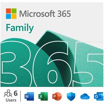 Microsoft 365 Family Subscription 1 Year 6GQ01892 • $110.87
