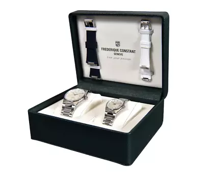 Frederique Constant Highlife Automatic Men's Women's Quartz Watch Set 41mm 31mm • $1616.99