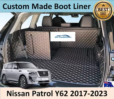 Custom Made Trunk Mat Boot Liner Cargo Protector For Nissan Patrol Y62 2017-2023 • $149